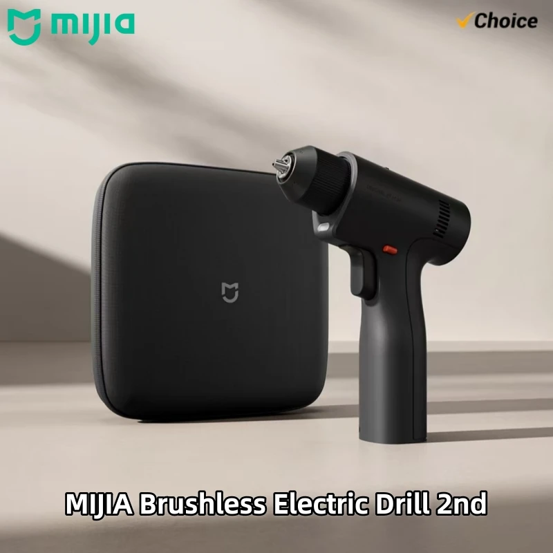 NEW MIJIA Brushless Electric Drill 2nd Gen Max 50N·m Torque 1900mAh 32 Level gear High Performance Brushless Motor Type-C - CN