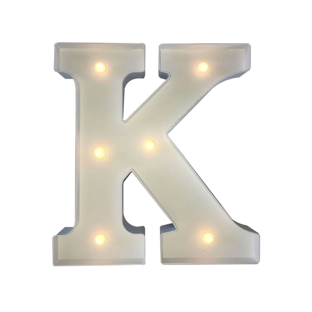 Freestanding LED Sign Custom Light Up Marquee Letter Plastic ABS Night Lamp for Birthday Party