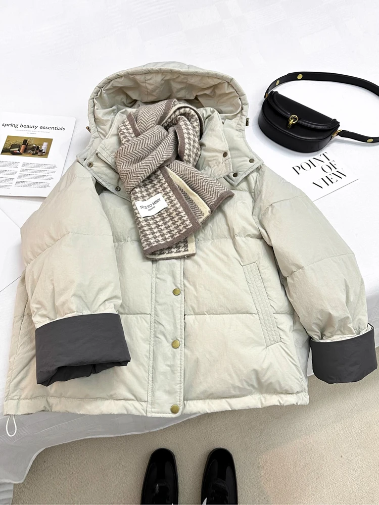 

Women's ort down Cotton Jaet Korean Sle Student Coat Bread Clothes Polyester Fiber Fillings Thiened Winter Outerwear