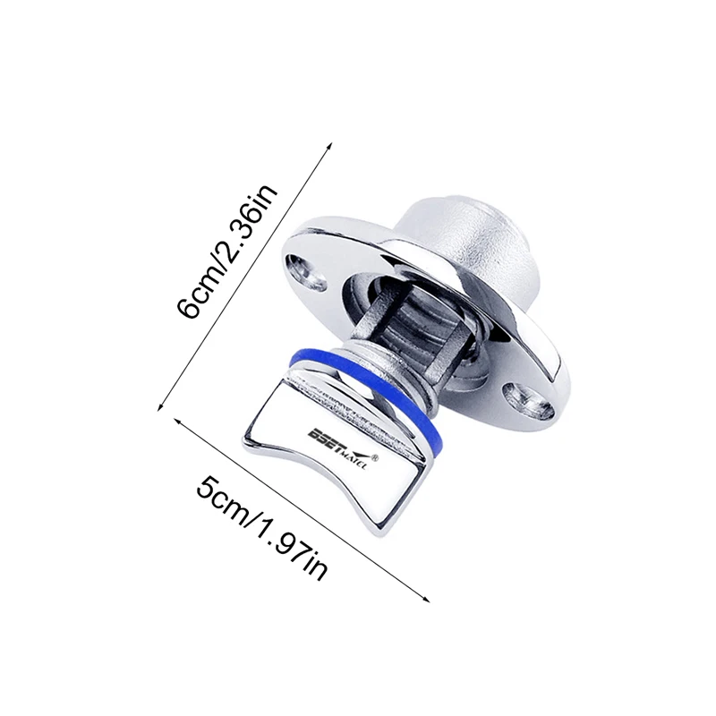 Universele 25Mm 1 ''Roestvrij Staal 316 Boot Garboard Spiegel Romp Aftapplug Stopcontact Gat Afvoer Kajak Kano Accessoires