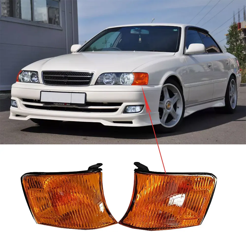 

A Pair Car Front Turn Signal Light 8152122440 8151122440 For Toyota Chaser Tourer JZX100 1996 1997 1998 1999 2000