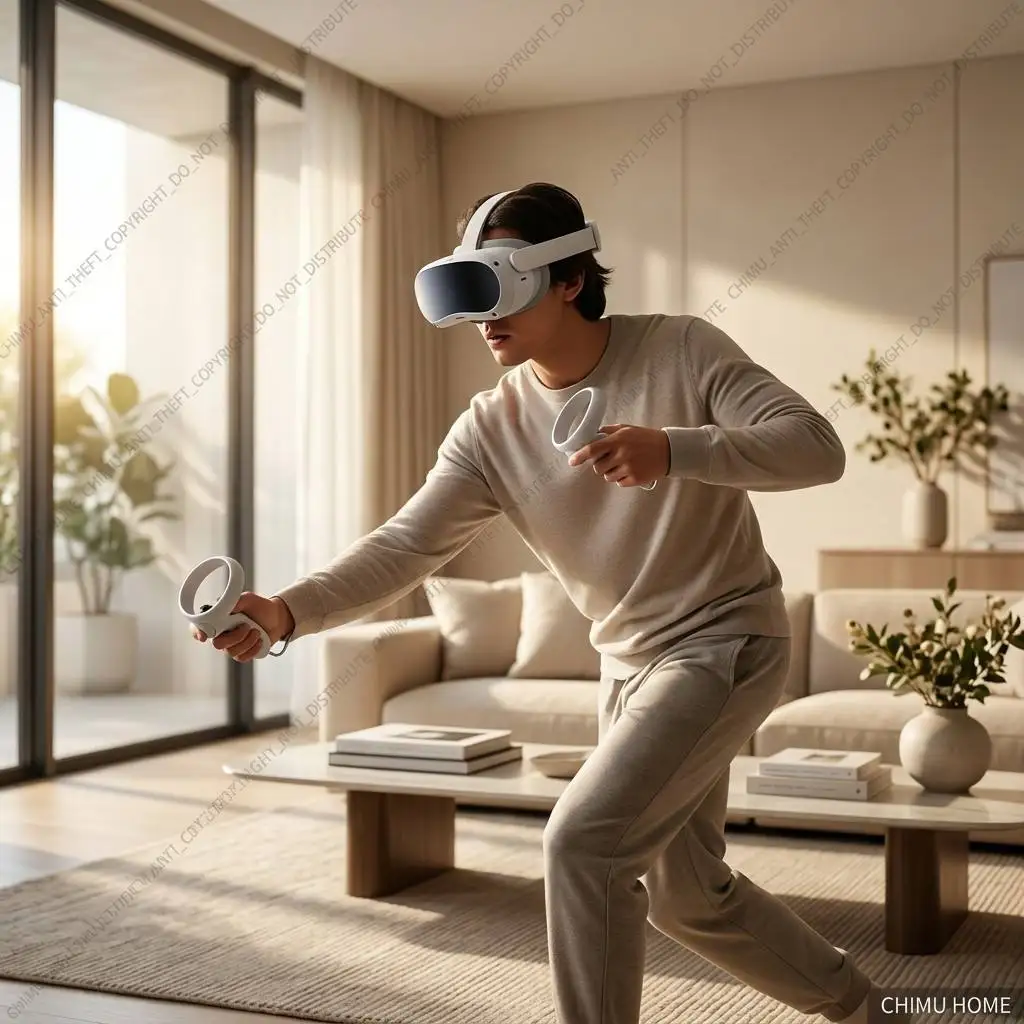 【CHIMU HOME】Smart 4K+ VR All-in-One Vision Hub Enhanced 3D Wireless Streaming Somatosensory Gaming Sentry V2