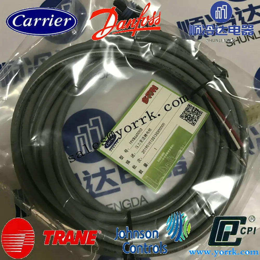 

19XB660003 original Carrier pressure sensor three-core connection cable