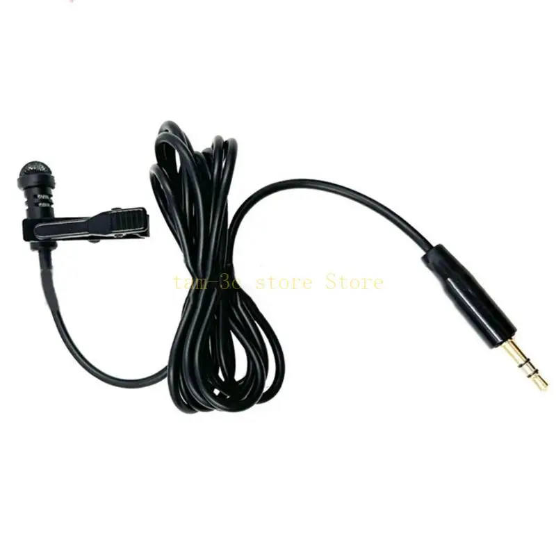 Cho Mic Lavalier Microphone Chất Lượng Âm Thanh Độ Nét Cao Đầu Cắm 3.5 Mm Cổ Kẹp Micro 2.5 Mm Cáp Che Chắn D0UA