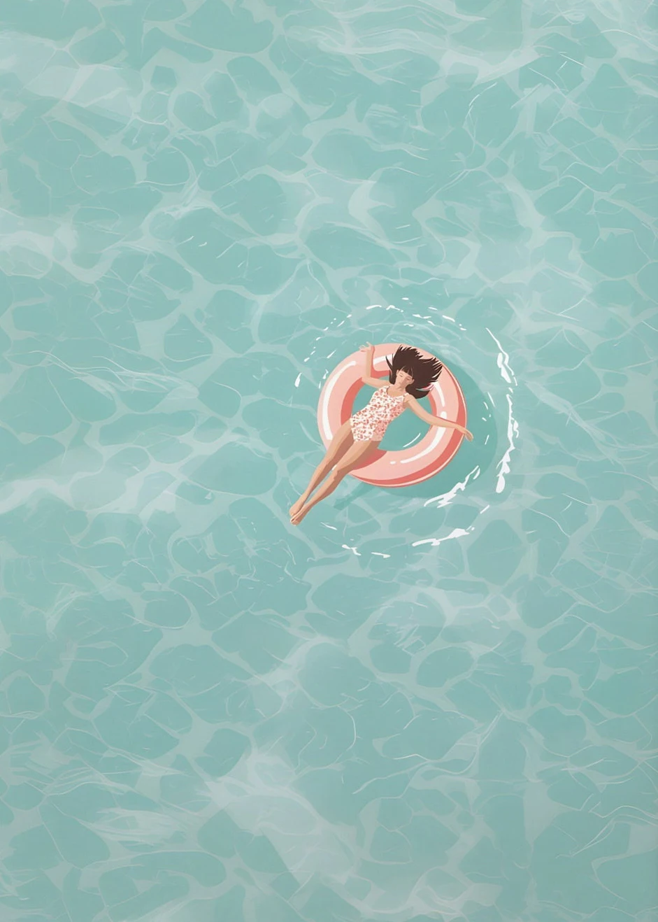 الصيف فتاة حمام سباحة حفلة شاطئ البحر المحيط قارب جدار الفن يطبع الشمال المشارك قماش اللوحة صورة لغرفة المعيشة ديكور