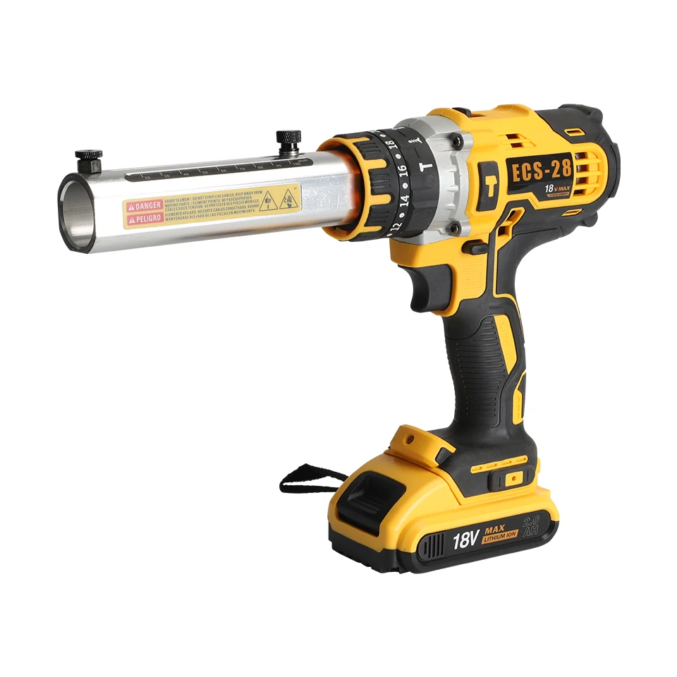 Mesin Pengupas Kabel Listrik ECS-28 Bertenaga Baterai untuk Kabel