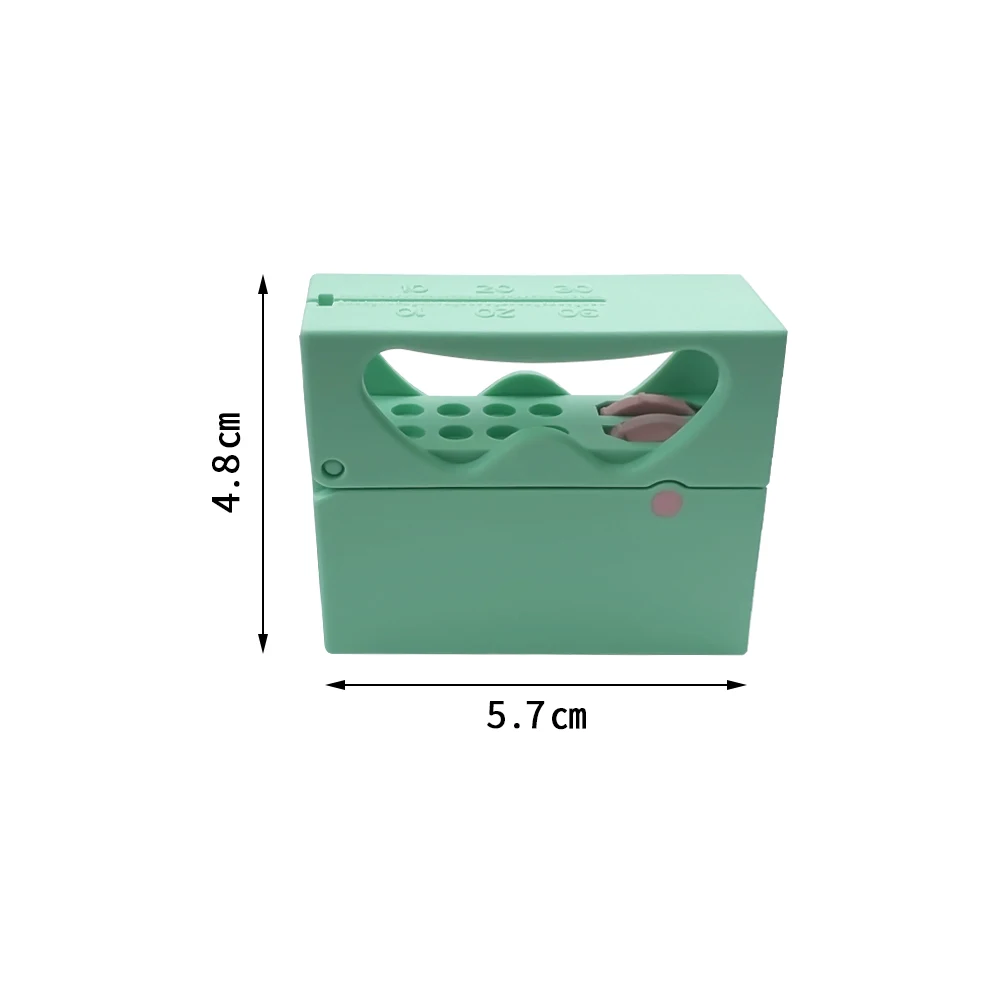 Caja de desinfección Dental con Autoclave, bloque de soporte para fresas, caja de instrumentos de odontología, taladros, estuche esterilizador, herramientas de dentista, 10 agujeros