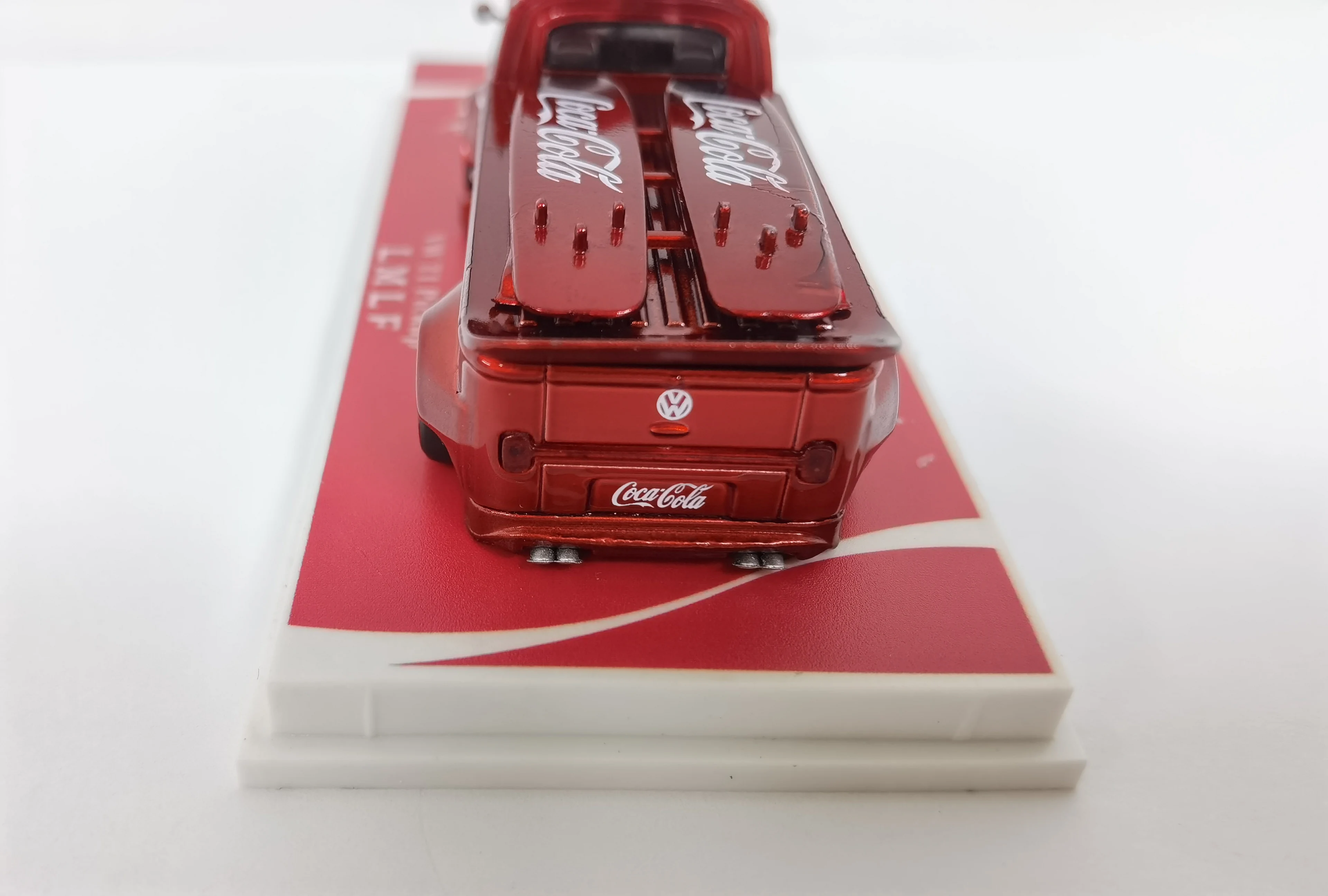 フォルクスワーゲン-ダイキャストカー,vw,t1rwbピックアップ-coca-cola,lmlf,1:64スケール