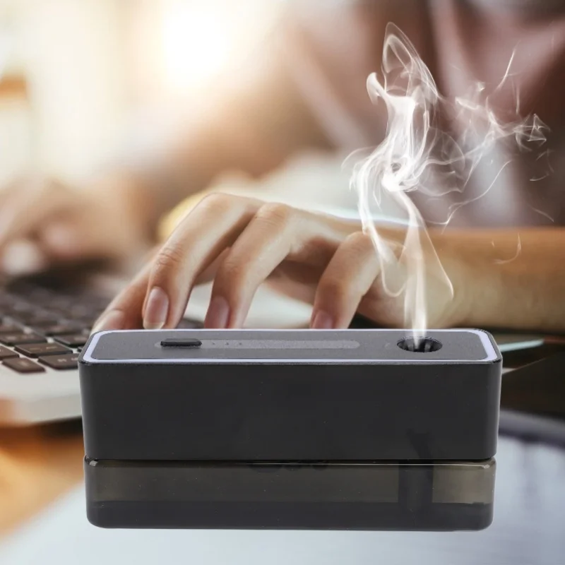 

Диффузор для ароматерапии, увлажнитель тумана с 3-уровневым автоматическим ароматом, USB настольный увлажнитель для спальни, офиса, дома, отеля