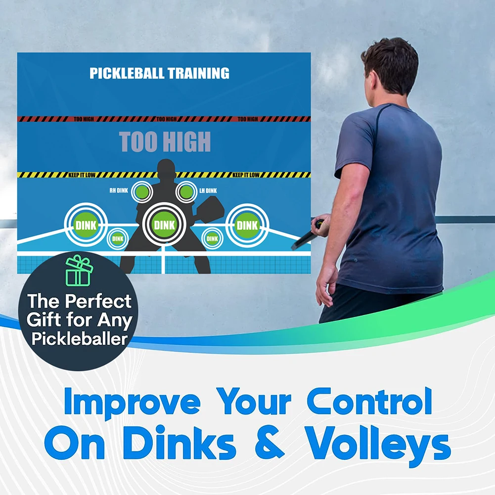 Pickleball Dink Pad para atividades internas e ao ar livre, Mestre Exercício, Bouncing Training Aid Wall Pads