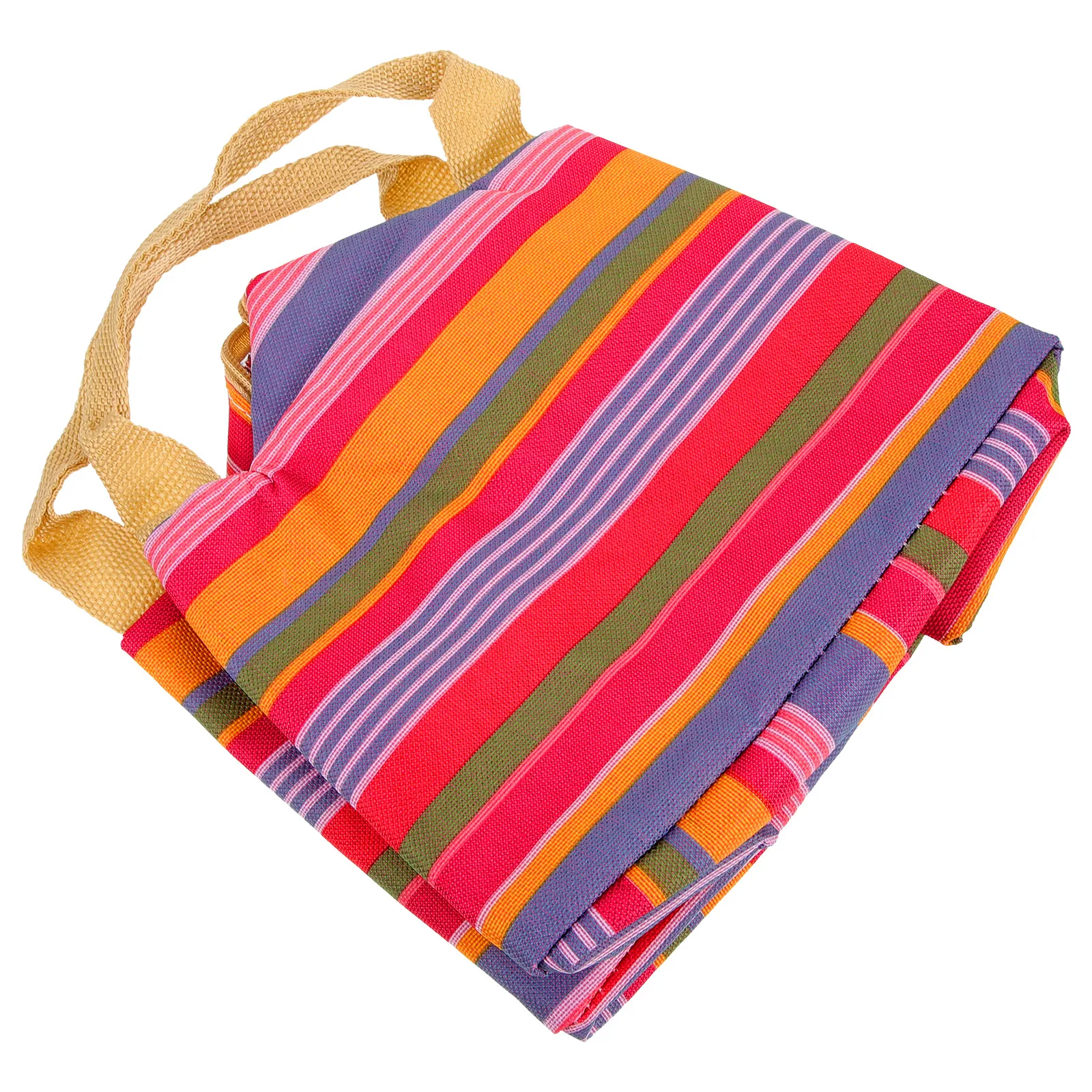 

Thermal Insulated Lunch Case Zipper Cooler Tote Bento Pouch Portable Lightweight Oxford Pink Striped Sandwich Drink Carrier Work