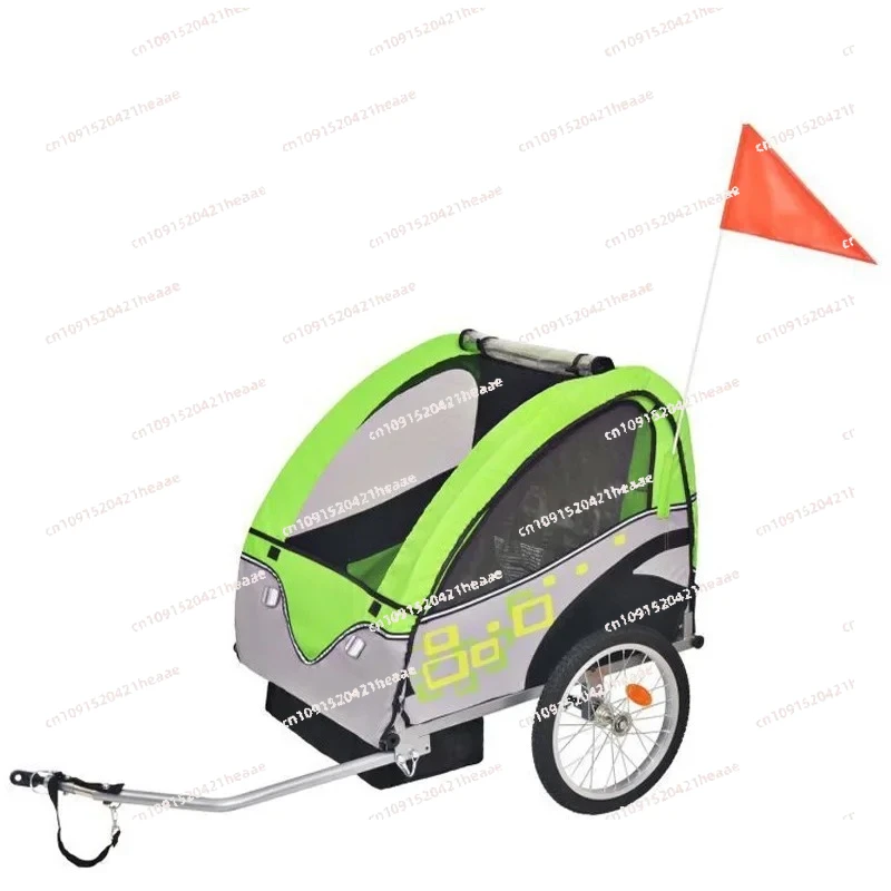 Suitable for  Wheel Children Bicycle Trailer With Two Seat Bike Trailer  16 Inch