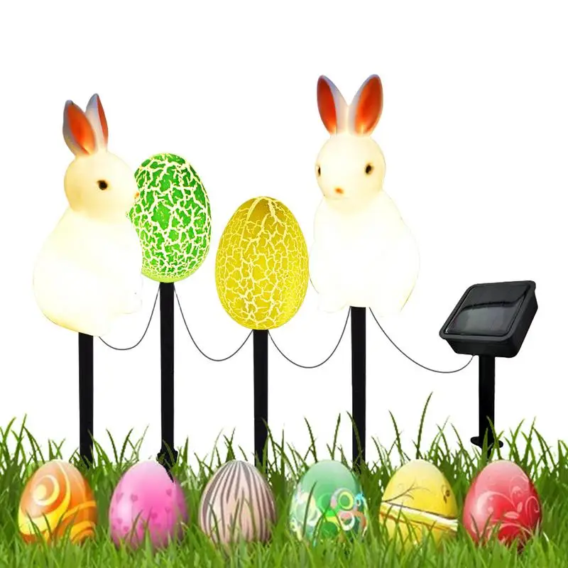 

Title Solar Easter Lights Outdoor Solar Bunny Pathway Lights Waterproof Easter Outdoor Decorations Yard Decorations Outside