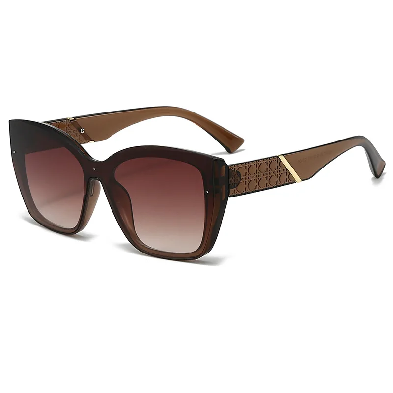 

Vintage Oversize Cat Eye Sunglasses For Women Luxury Glamour Brand Female Sun Glasses Driving Fashion Shades UV400