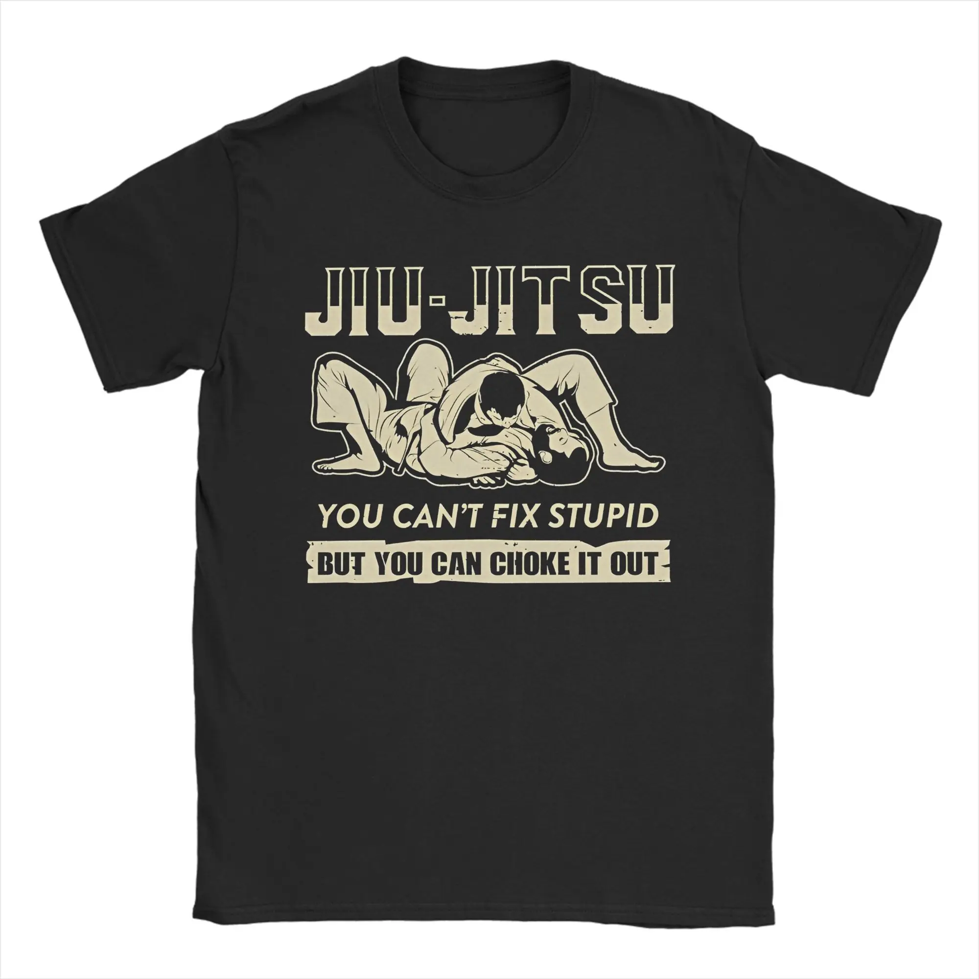 

BJJ бразильская футболка Jius Jitsus из 100% хлопка для мужчин, летняя уличная одежда, футболки с круглым вырезом, новинка, футболки большого размера, одежда с принтом
