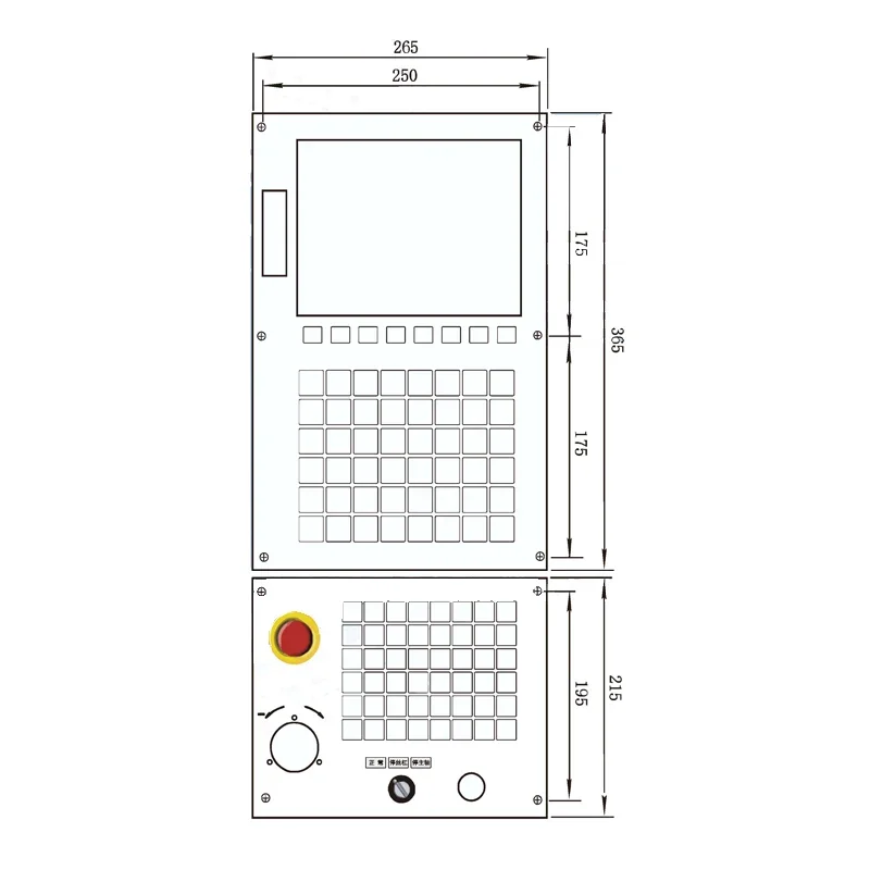 Vertical absolu 4 axes G-code CNC Fraisage contrôleur total CNC vmc solution similaire au logo GSK personnalisé CNC1500MDC-4