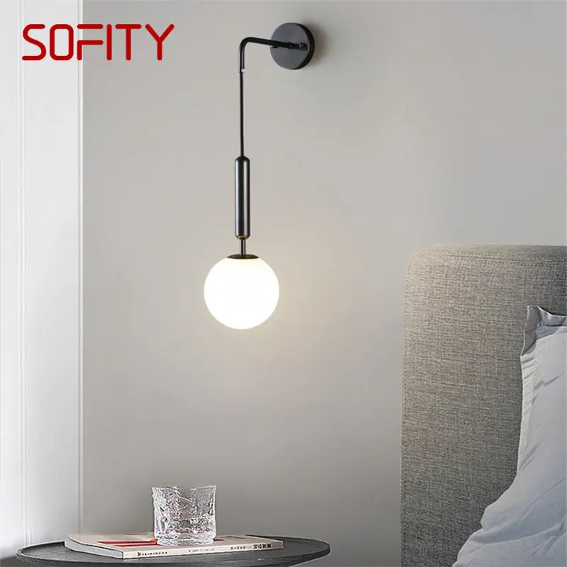 

TINNY Modern Indoor Brass Sconce Light LED Simply Creative Copper Wall Lamp for Home Bed Room Decor