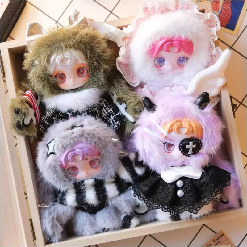 

Genuine Ossia Soft Pricks Series Blind Box Kawaii Vinyl Face Doll Bag Pendant Figure Desktop Decor Mystery Box Toys Gift