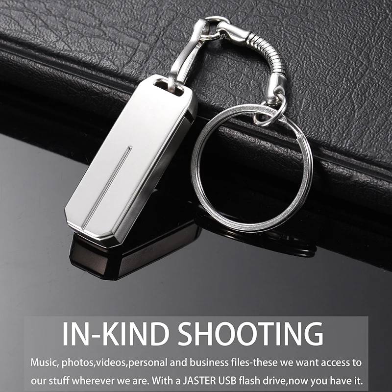 JIASTER USB 2.0 Pendrive 64Gb Memory Stick 32Gb 4Gb Metal Usb Flash Drive 128Gb Pen Drive 128Gb 8Gb Usb Stick 16GB