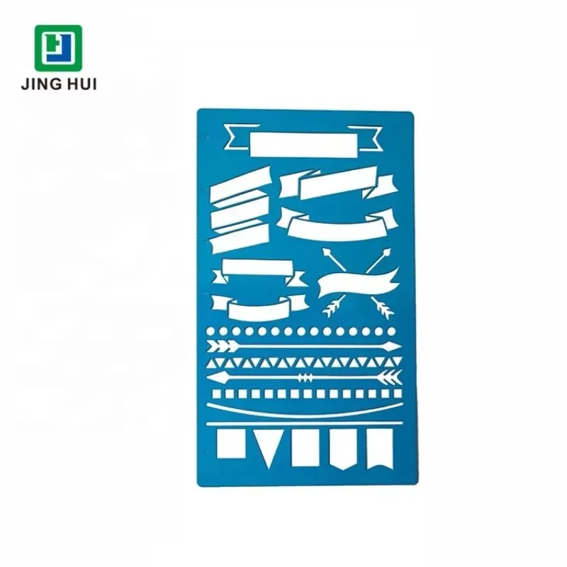 Custom Painting Stencils Drawing Template Ruler Planner Scrapbook Photo Album Metal Stencils Journal