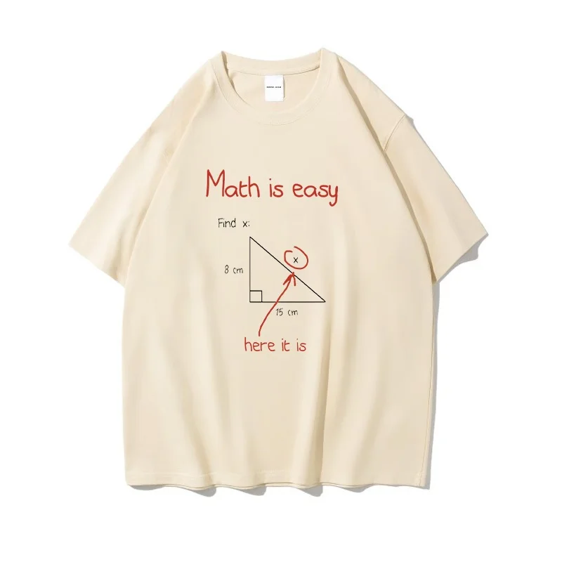 New creative Big Bang Mathematical Formula Printing Unisex Cotton Short Sleeve T-shirt