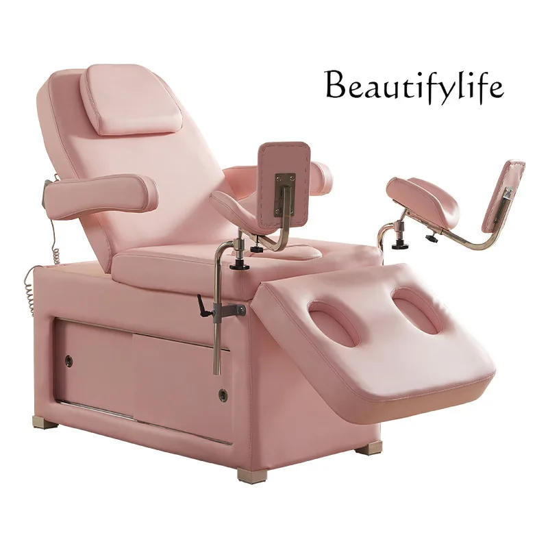 

Female electric examination bed, legged bed, beauty massage massage, bone setting bed, sitting and lying dual-purpose adjustment