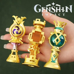 New Genshin Impact Weapon 9cm Thor Gnosis Anime Game Toys Kawaii Novel Collection Holiday Toys For Children Boys Birthday Gifts