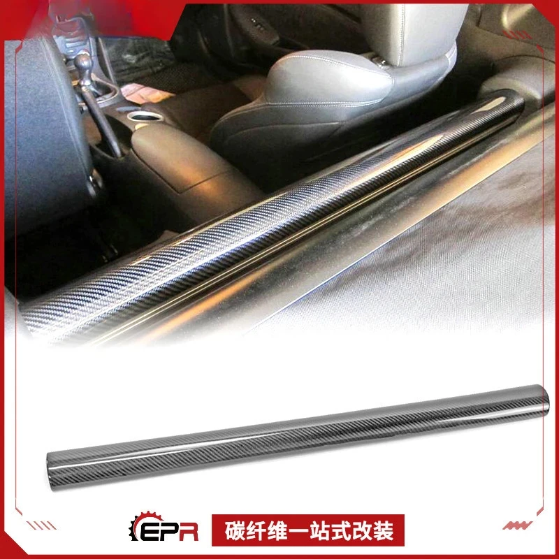 

Для 370Z Z34 2011, сухое углеродное волокно, внутренняя перекладина на заднее сиденье, клейкий неразрушающий компонент обновления
