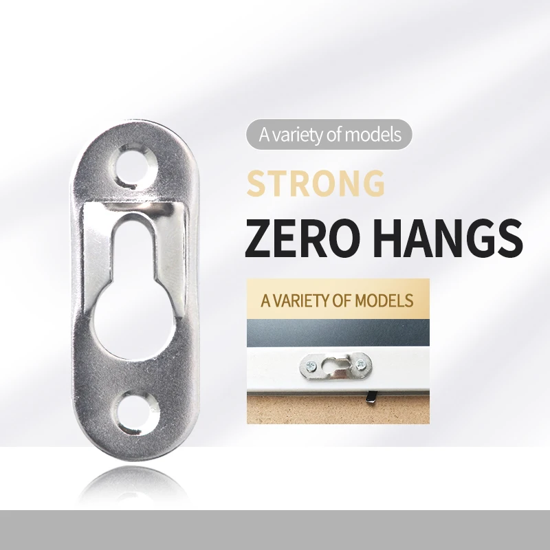 

X0909 TS K110 Silver Wall Hooks 500PCS Iron Mount Canvas Hangers for Photo Frames Accessories for Hanging Frames