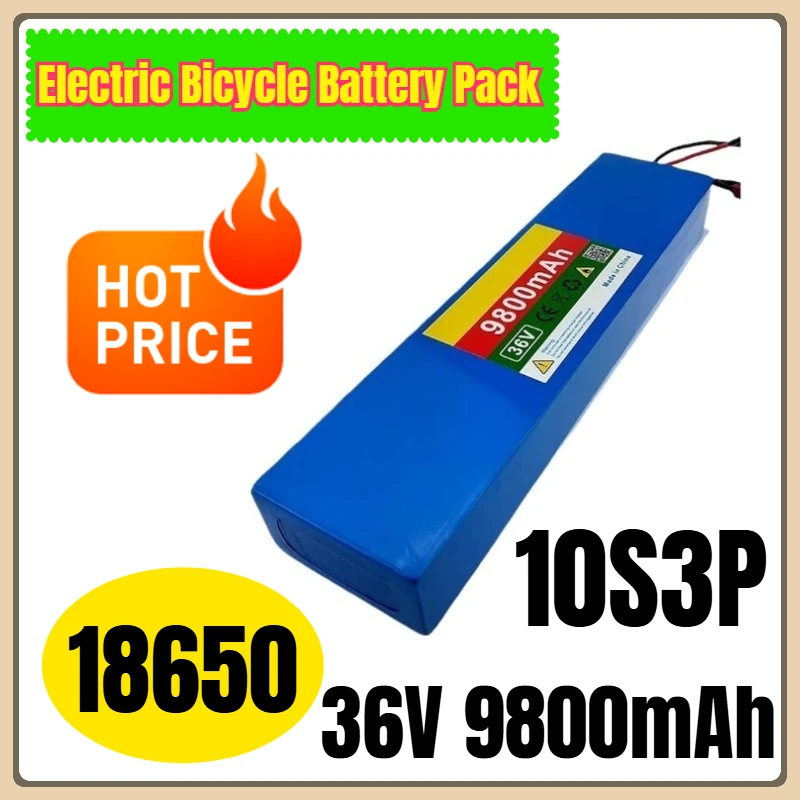 

10S3P 36V 9800mAh 18650 Electric Bicycle Battery Pack