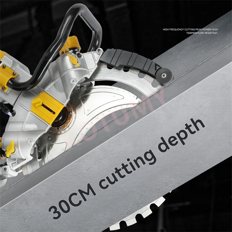 Hochfrequenz bürstenlose Ringsäge Wandschneidemaschine 400 mm Steinsäge 2580 U/min Betonschneidemaschine