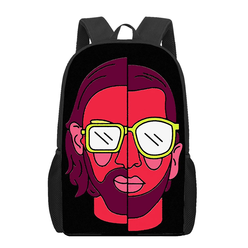 PNL Hip Hop Rapper Pattern Backpack Girls Boys Book Bag Students Daily School Bags Teenager Woman Men Casual Storage Bagpack