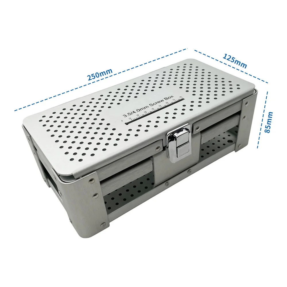 

3.5/4.0mm Screw Box Bone Nail Placement Storage Box Case Orthopedic Instrument Pet