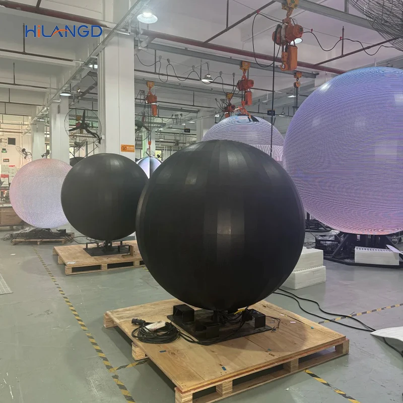 P1.5-P4 وحدة كرة LED للإعلان الداخلي/الخارجي شاشة عرض LED مرنة كروية بأسعار تنافسية #3