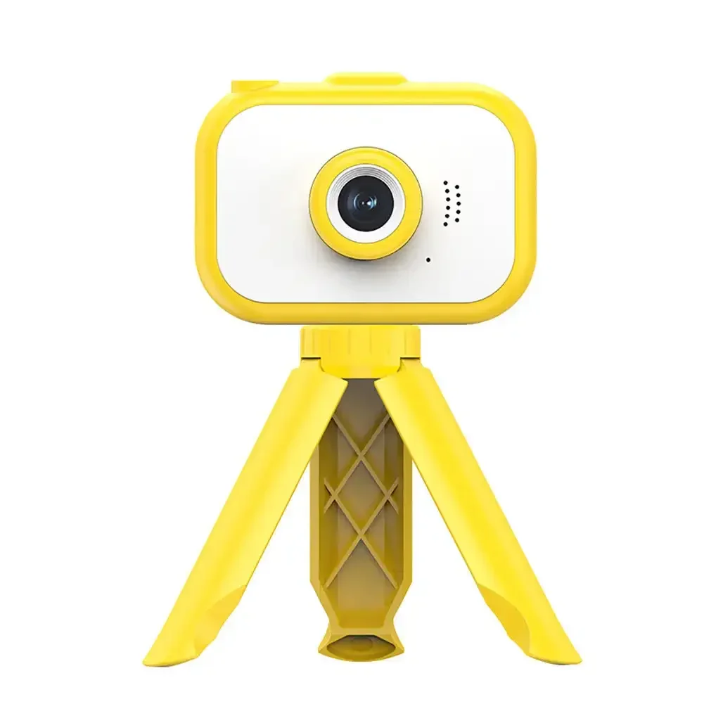 1080P kids dual lens digital camera 2.0 inch IPS screen camera swivel lens camera with neck strap tripod
