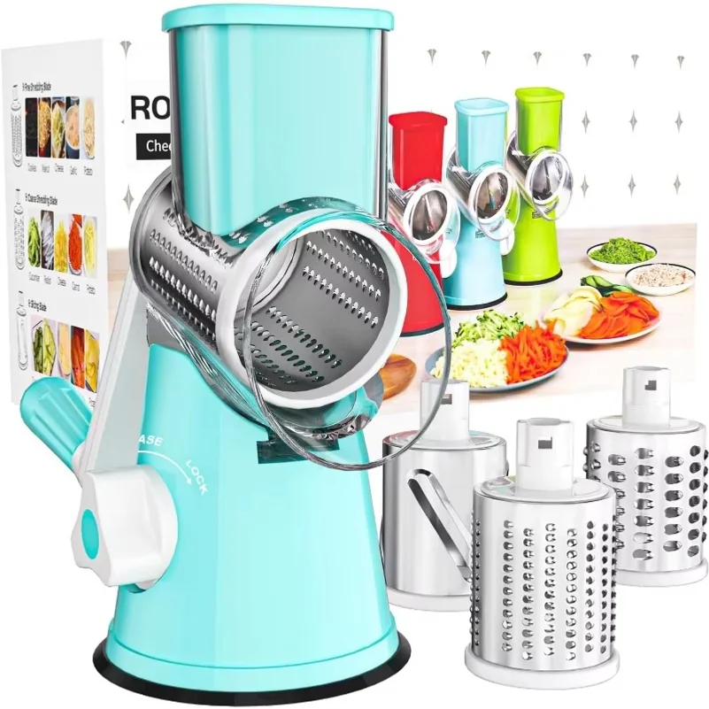 Burr Hand Grinder - Ручной роторный овощерез с тремя барабанами,