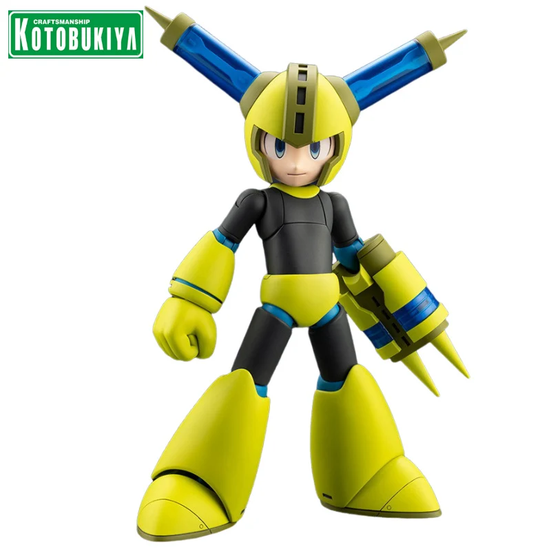 KOTOBUKIYA KP753 Mega Man 11 FUSE MAN Scramble Thunder Ver. 14.7CM Game Anime Action Figures Assembly Model Toy