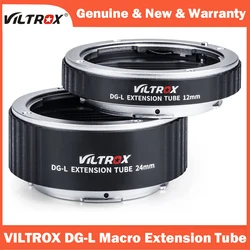 VILTROX DG-L Metal Mount Auto Focus Macro Extension Tube Adapter Ring(12mm+24mm) for L Mount Camera & Lens Panasonic Sigma