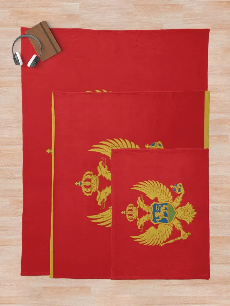 Montenegro Flag Throw Blanket For Sofa Thin Weighted Blanket