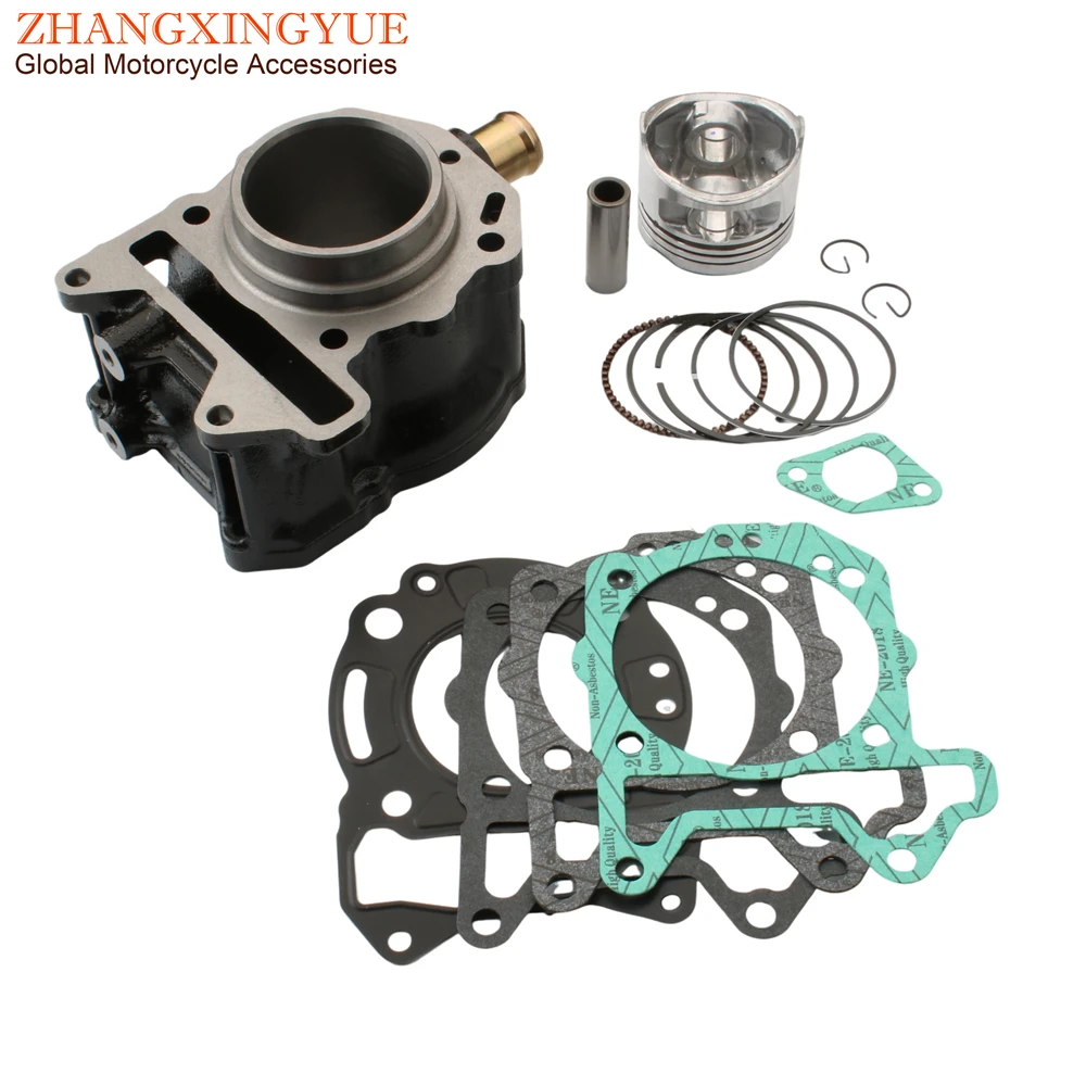 Skuter 57mm zespół bloku cylindra do Piaggio X7 X8 X9 XEvo MP3 125 Carnaby Beverly Sport 125cc 200cc 4T