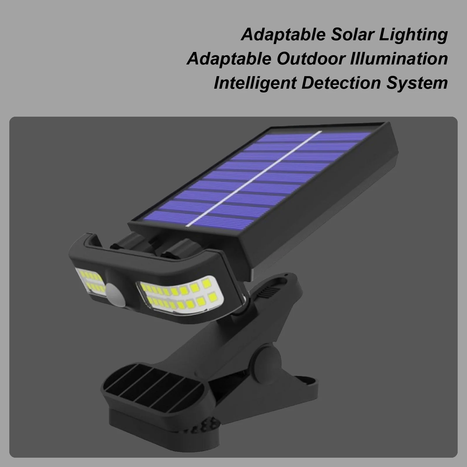 

Solar Garden Lights Waterproof Clip Solar Lights For Outdoors Motion Sensor Lantern With Adjustable Brightness Illumination For