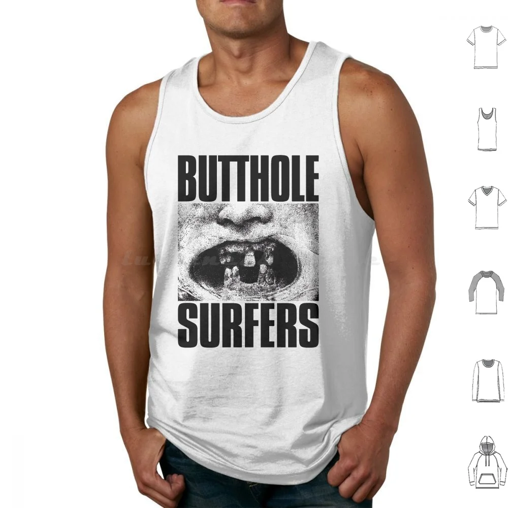 This Is Butthole Surfers Tank Tops Print Cotton Butthole Surfers 90s Black Flag Dead Kennedys Grunge Melvins Indierock