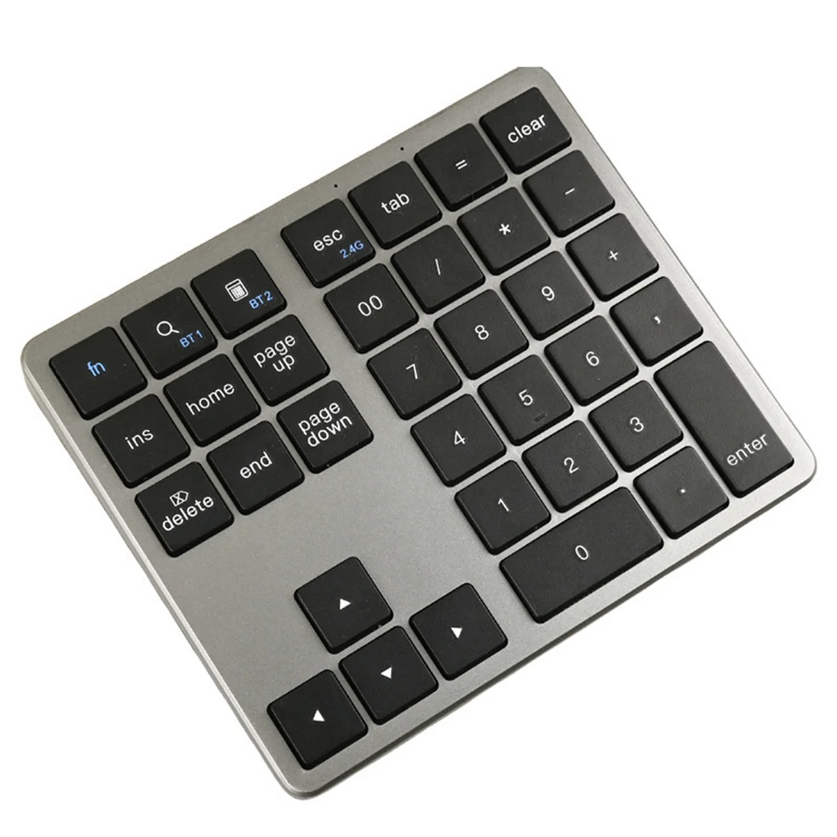 2.4G Bluetooth Number Pad Ultra-Thin Wireless Numpad USB Rechargeable Numeric Keypad for IOS Android Window