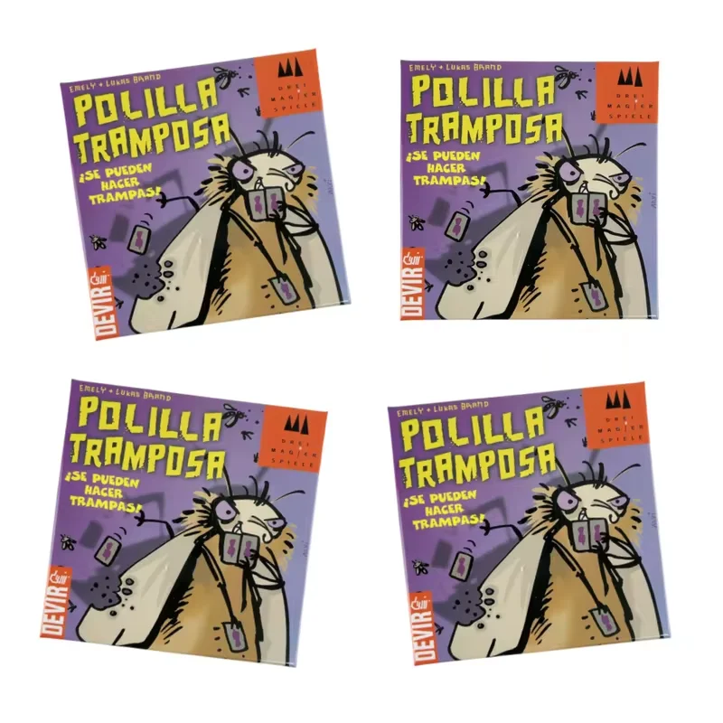 Jeu de cartes espagnol Polilla Tramposa, jeu Devir, tricheur de papillons/Royal Xiaoqiang, jeu de société pour adultes, jeu de fête