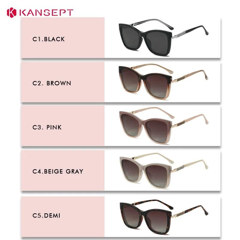 KANSEPT женские очки с градуированными линзами по рецепту для чтения, мужские солнцезащитные очки, прозрачные очки для чтения женщин