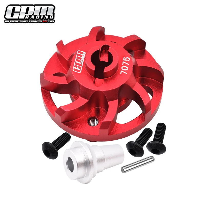 GPM 7075 legering drukplaat en naaf voor TRAXXAS 1/10 Slash 4X4 LCG / Rustler / Stampede / Bandit / Ford F-150 / Jato 3.3 / Ford.