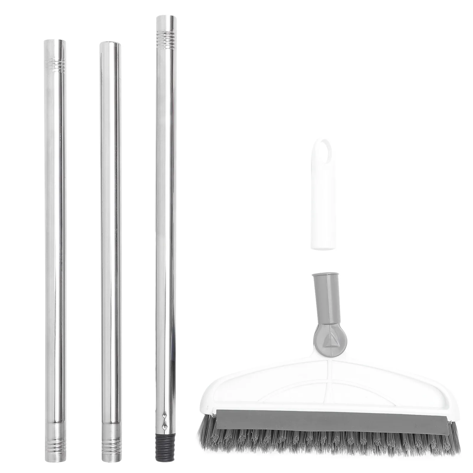 Professional Floor Scrub Brush Long Handle Heavy Duty Bathroom Cleaning Tool Ergonomic Design Hang Hole Floor Scrubber Brush