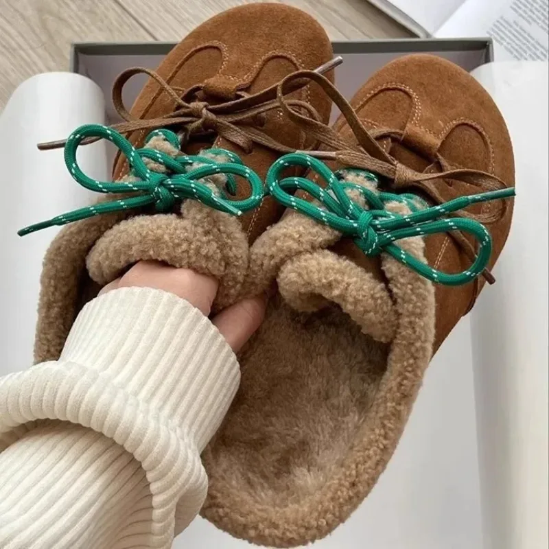 

Winter women's Slippers fashion designer Plush Cotton shoes for women comfort Platform Flats Casual Women Shoes zapatos de mujer