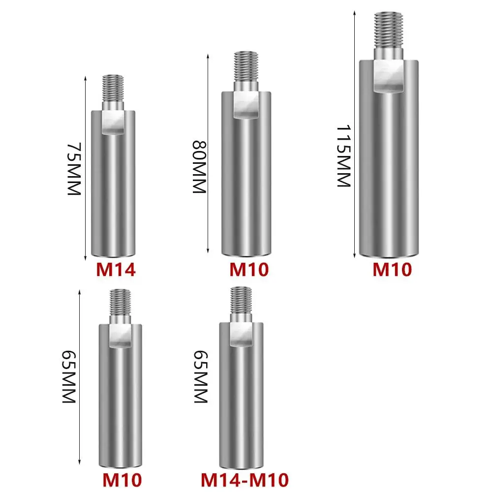 Connector Adaptor M10/M14 Rotary Polisher Extension Shaft For Car Care Polishing Detailing Accessories Angle Grinder Extension