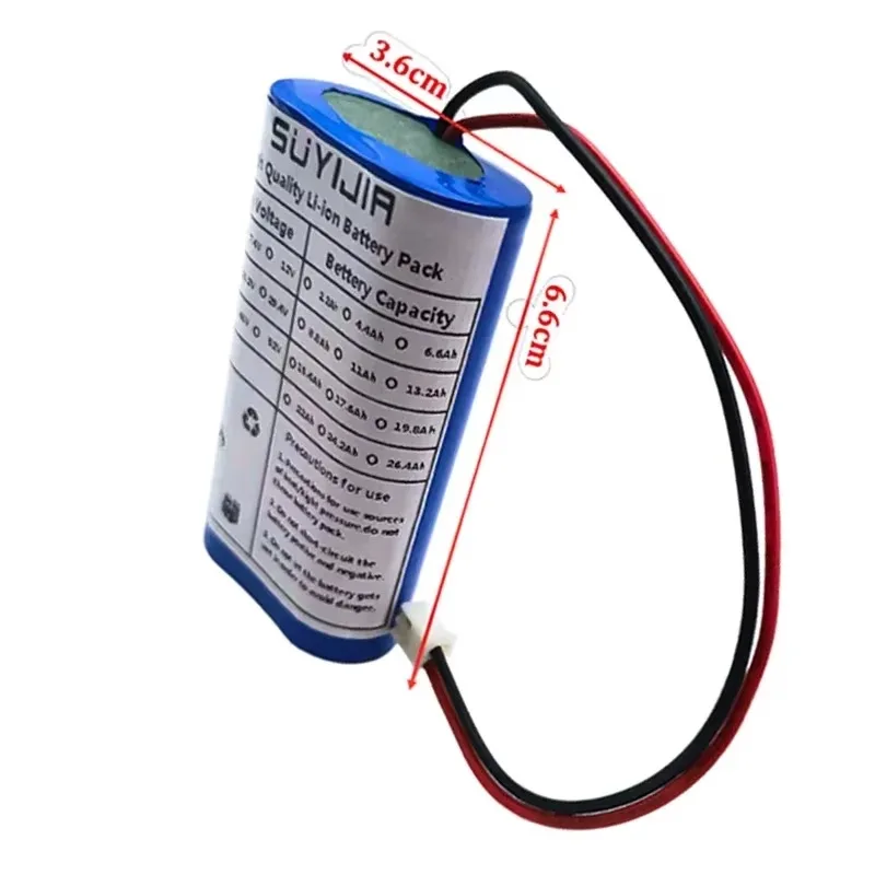 7.4V 3500mah 18650 Li-ion Battery 2S1P Backup Batteries Pack W/ BMS for Electric Toys Water Bullet Gun RC Car Truck Boat Toys